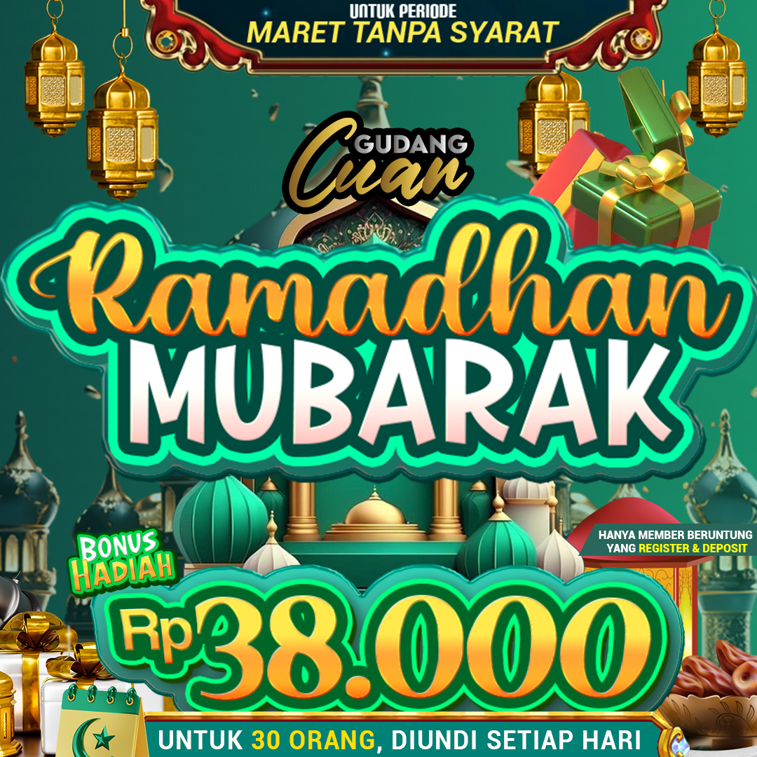 CuanGudang's tweet photo. BONUS RAMADHAN MUBARAK
Periode 01 - 31 MARET 2024
Diundi Setiap Hari

Dapatkan Bonus Saldo Rp 38.000 Per Member, Untuk 30 orang yang beruntung Dari GudangCuan.
Tanpa Syarat!

GudangCuan  https://t.co/CsbBO4EkFB

#BonusRamadhanMubarak #Ramadhan #gudangcuan #infoslotgacorhariini https://t.co/vhYUyWuUNC