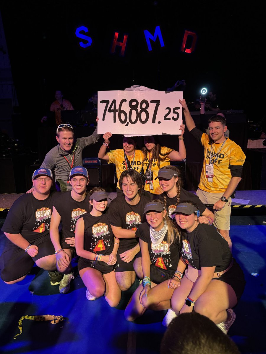 ‼️‼️THE TOTAL IS IN!!! $746,887.25! Congratulations dancers👏🏼 GO BULLDOGS #shmd24 we ❤️ you!!!!