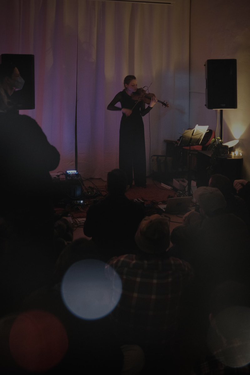 Lovely performance by Leslee Smucker last night at megalith/beacon sound. We did a little 15min piece between each of our solo sets. I hope to share a recording of it soon.