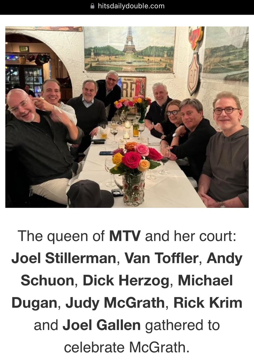 Lifetime friendships made at MTV.  Thanks <a href="/HITSDD/">HITS</a>