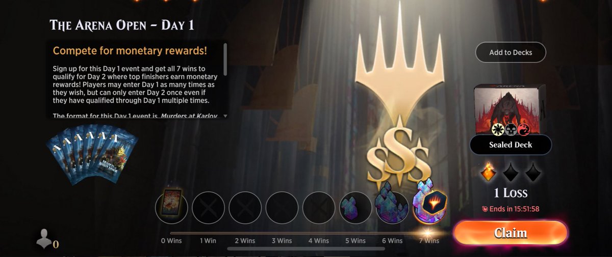 daniel_multer's tweet image. 7-1 in the Arena Open on the second try. Just open all the good rares: Agrus Kos, 2x Aurelia, and 2x Case of the Stashed Skeleton
#MTGArena