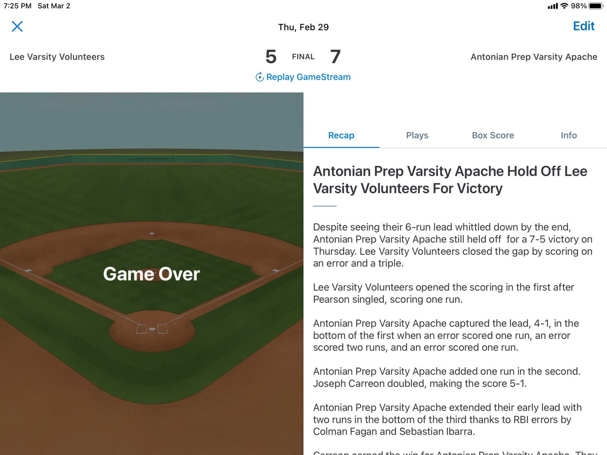 Antonian Baseball ⚾️ tweet media