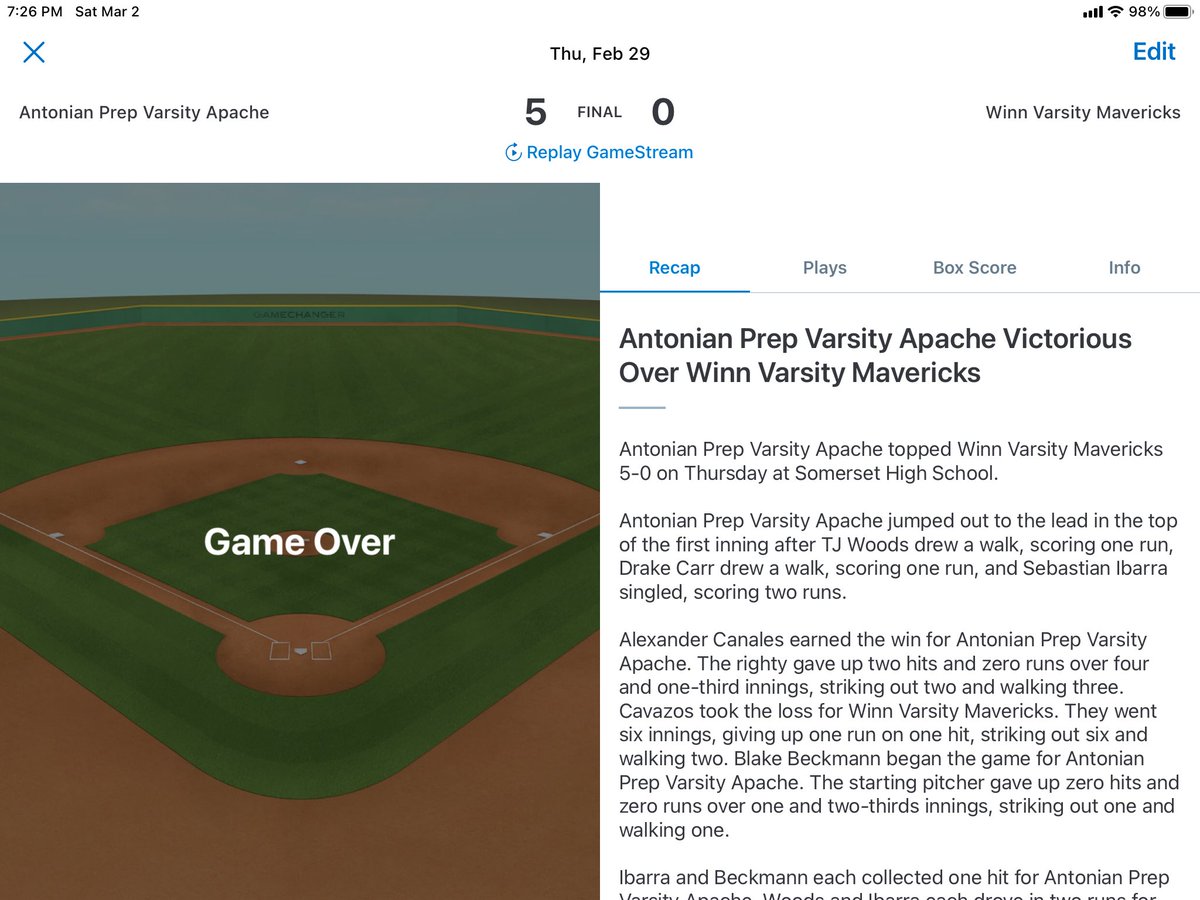 Antonian Baseball ⚾️ tweet media