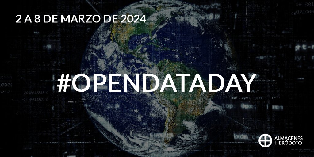 Porque un sólo día no alcanza para aportar a una cultura de #DatosAbiertos accesibles y útiles. 2 a 8 de marzo, #OpenDataDay2024 #ODD2024