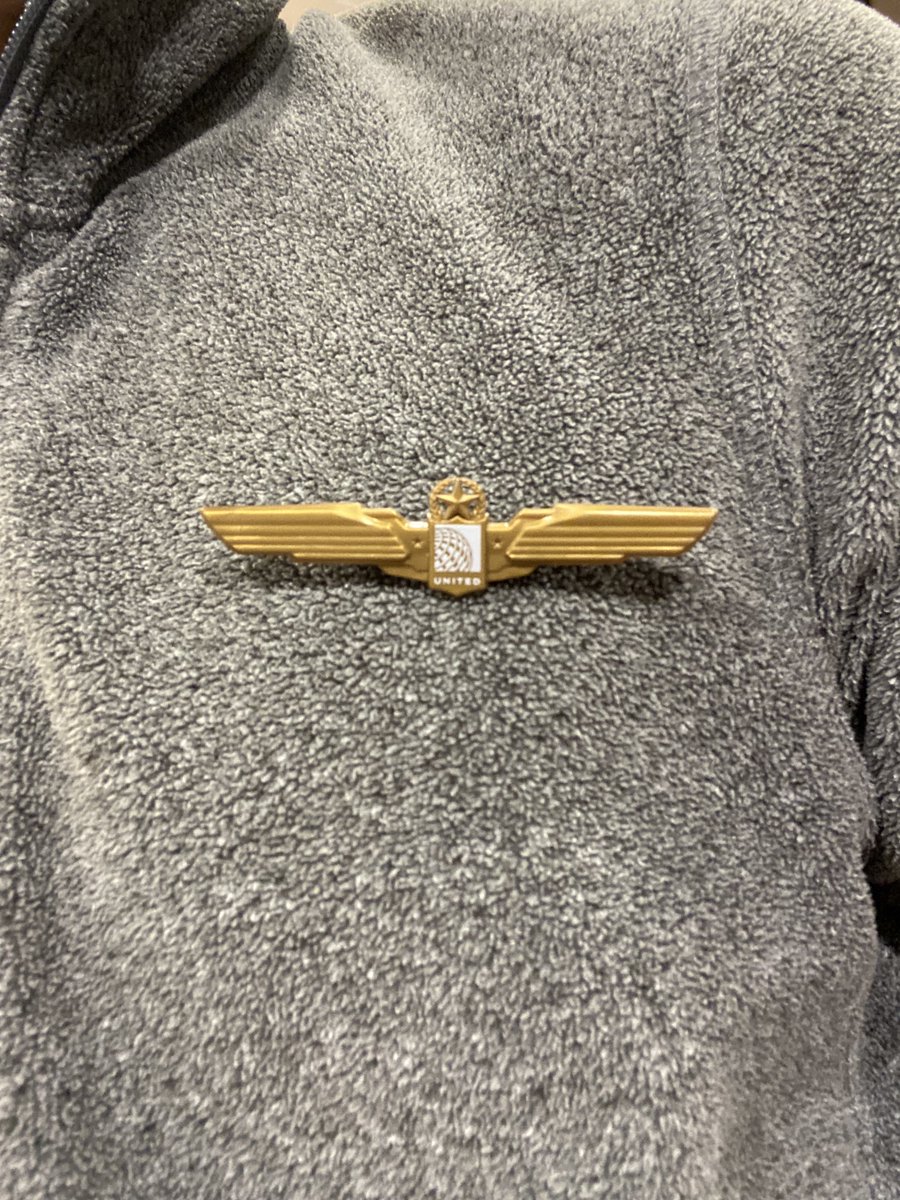 XugroupUCSD's tweet image. Helped the flight attendant organize the overhead compartment and got a badge of honor today. @united