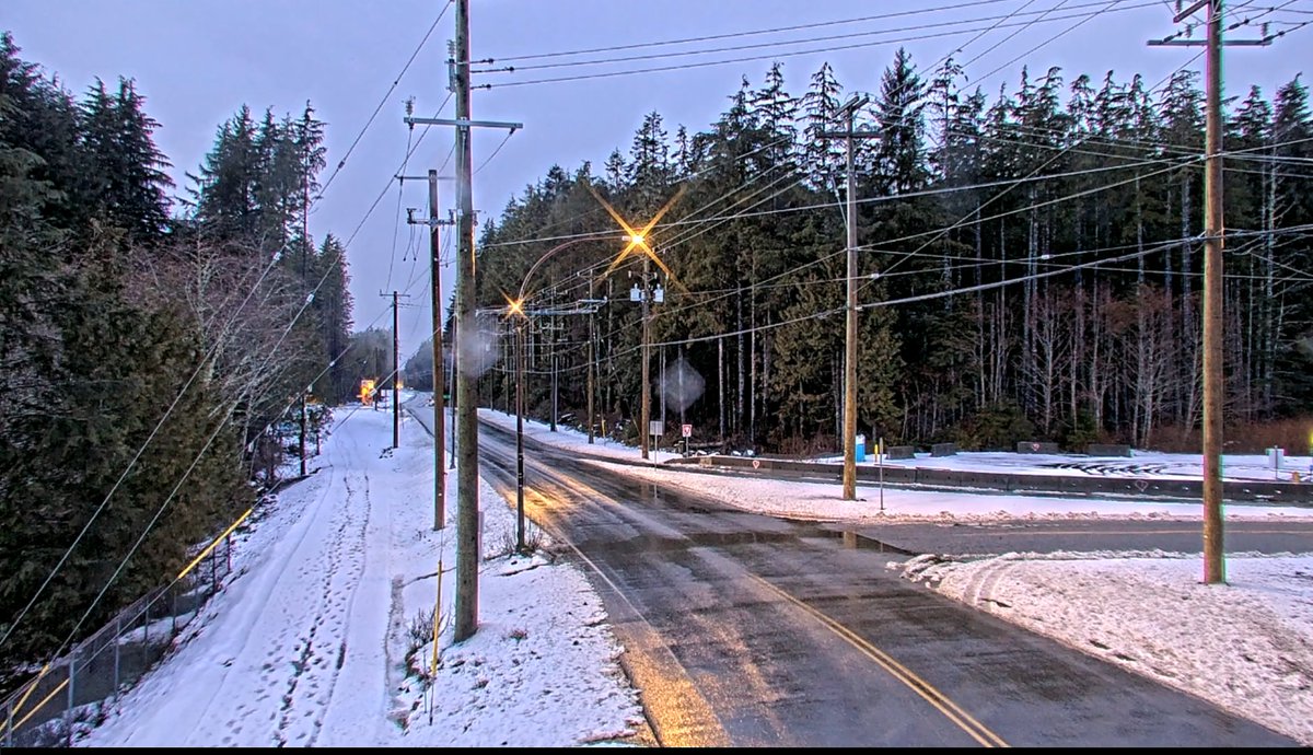 Some #BCHwy4 [Pacific Rim Highway] on #VanIsle vanity images. An area known for proximity to Pacific waves and not so much its snowfall. Source: DriveBC.ca or drivebc.ca/mobile #Tofino #LongBeachBC #Ucluelet