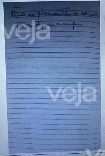 camarotedacpi's tweet photo. 📓 O DIÁRIO DE HELENO

A Polícia Federal encontrou na agenda pessoal do general Augusto Heleno um compilado de anotações que apontam para medidas que poderiam tolher o trabalho da corporação e, no limite, levar à prisão de delegados.

É o que informa Laryssa Borges na Veja. https://t.co/2TGrquTdNg