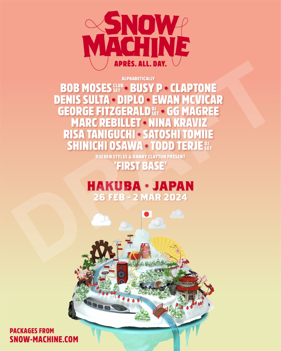 mellowfilms's tweet image. こんな楽しそうなイベントやってたの知らなかった…。

#snowmachine