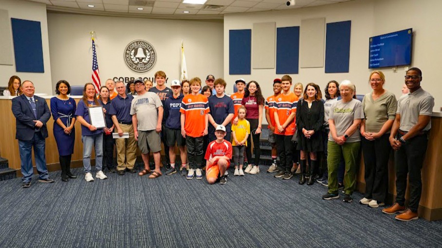 cobbcountygovt's tweet image. During its regular meeting Tuesday, the Board of Commissioners declared March 2, 2024, as Blake Mahoney Day in honor of an 11-year-old known for his sportsmanship, skill and kindness at East Marietta Little League. His parents began a scholarship in his name after his death.