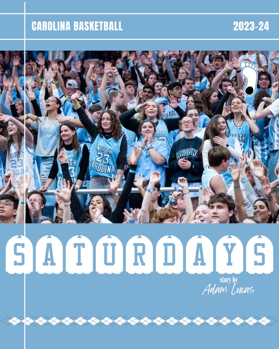 jadamlucas's tweet photo. New column: Saturdays in the Smith Center for @unc_basketball are just different.

"They're more than electric," said Hubert Davis. "They're magical."

https://t.co/ozu7j9NNY7 https://t.co/jG5lKDeP6E