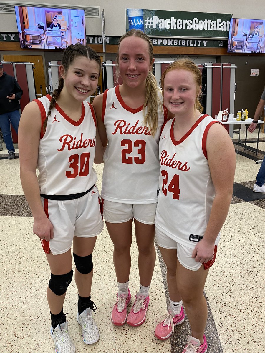 RRHSactivities's tweet photo. Congratulations to Jocie Schiller, Hannah Litzinger, and Rylie McQuillan on being named to the All Conference Team. Jocie was also named East Region Senior Athlete of the Year and Head Coach Kent Ripplinger was named East Region Coach of the Year. Congratulations @RRHS_gbb #EAT https://t.co/TovNpFiaA6