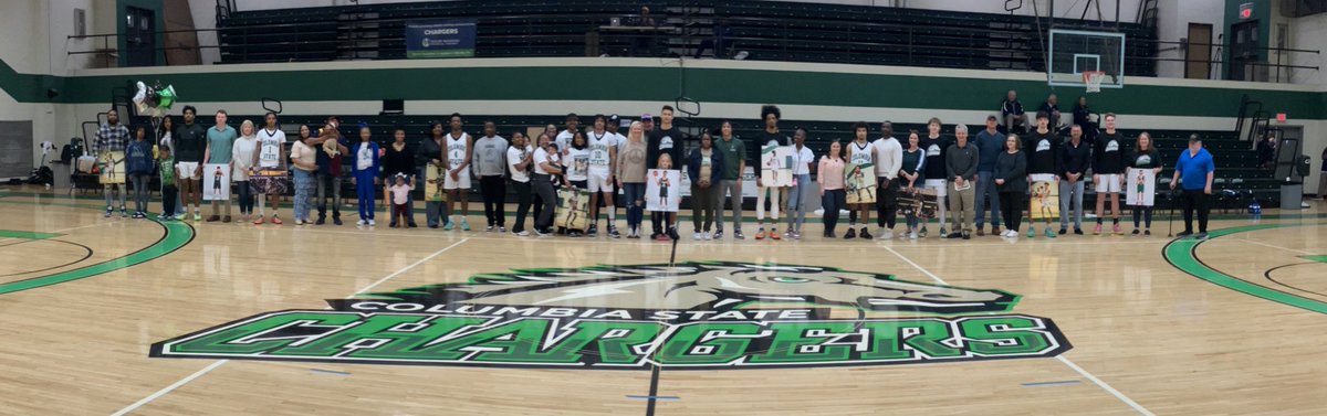 CStateMBasketball (@cstatembasketb) on Twitter photo Charger Nation, please join us in thanking all of our <a href="/ColumbiaState/">Columbia State</a> Men’s Basketball Sophomores & their families for all that they have done for our College!!!
We are so proud of them for everything that they have accomplished on the court & in the classroom!!
GO CHARGERS!!! Charger Nation, please join us in thanking all of our <a href="/ColumbiaState/">Columbia State</a> Men’s Basketball Sophomores & their families for all that they have done for our College!!!
We are so proud of them for everything that they have accomplished on the court & in the classroom!!
GO CHARGERS!!!