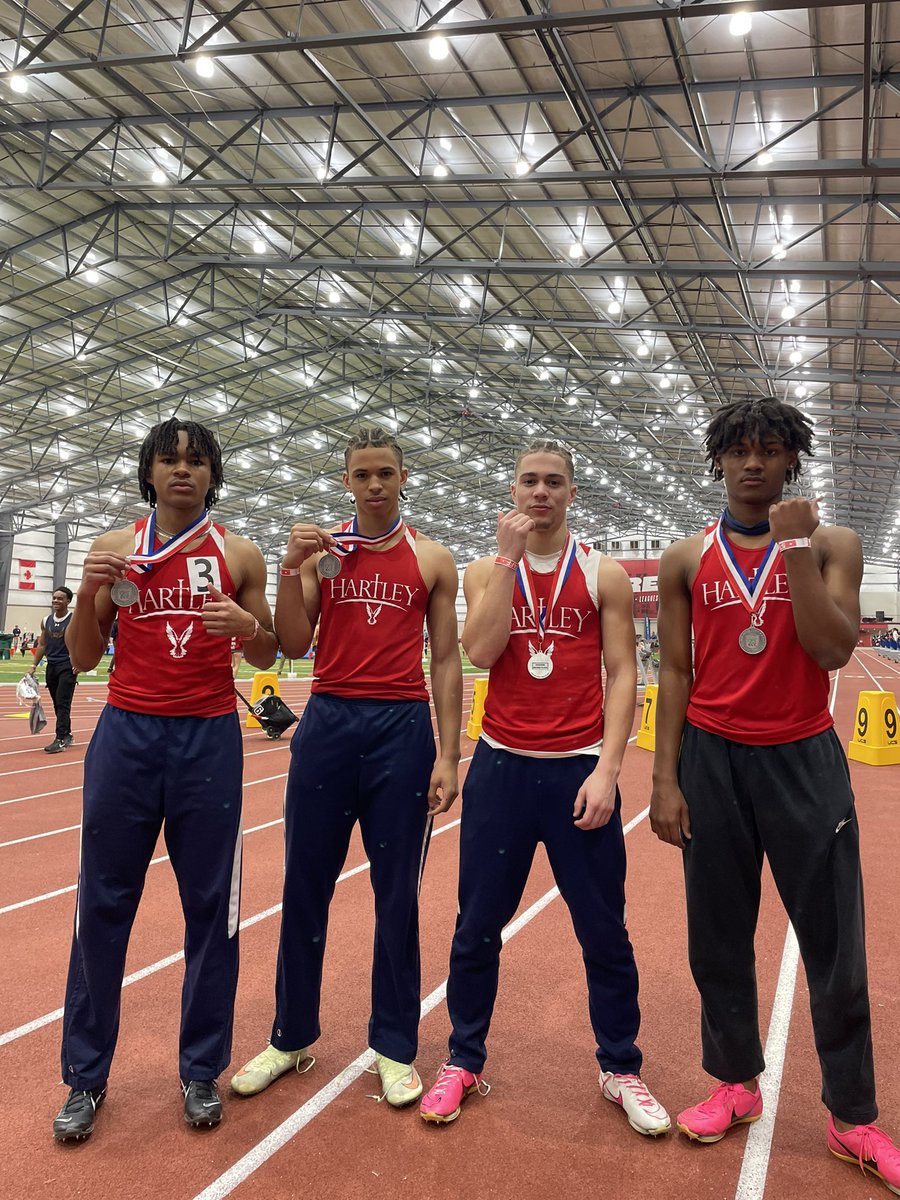 Took 2nd at Indoor States!!!! We’re coming for it all outdoor! Never Satisfied 💯