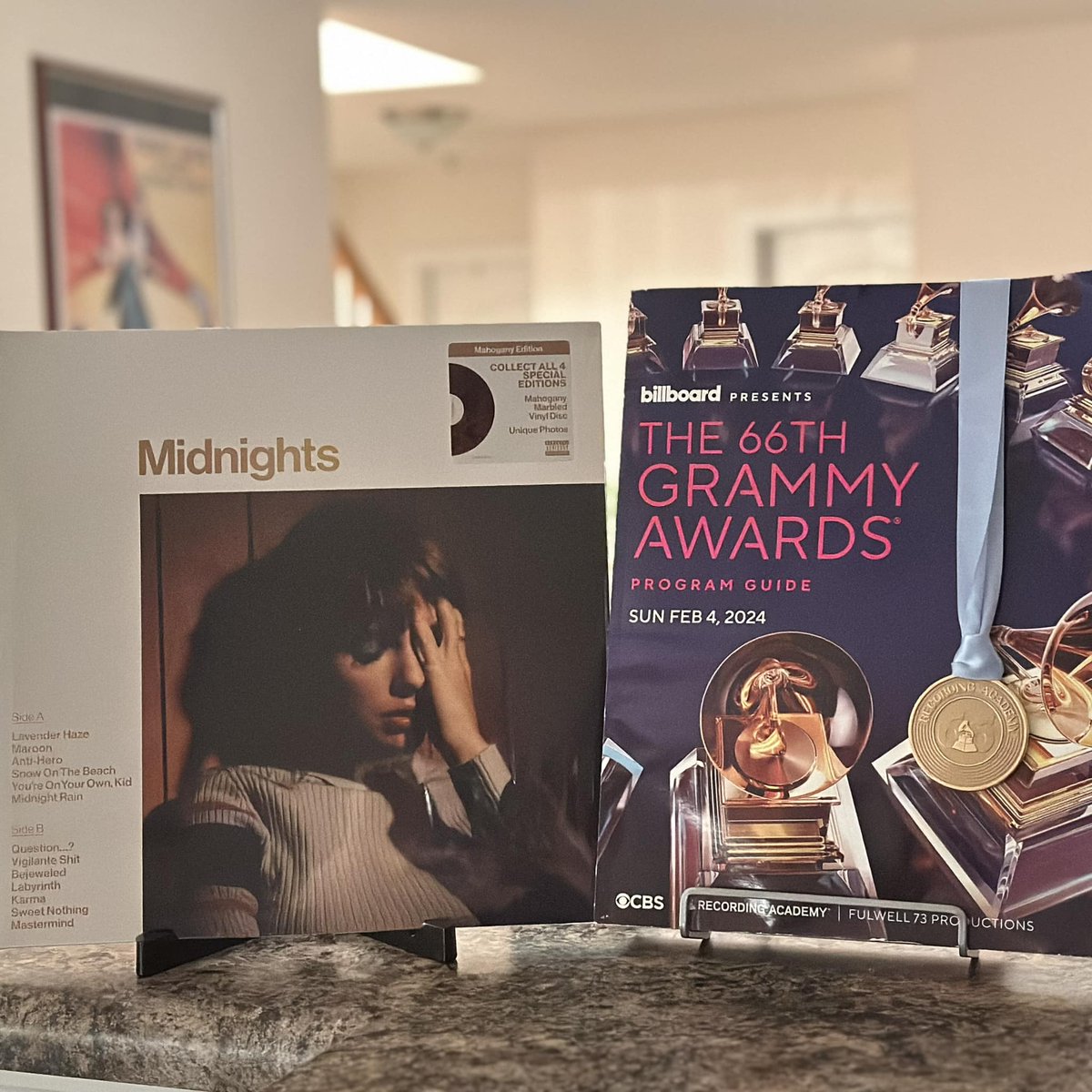 We’ve been burning the candle at both ends, getting near the finish line of our upcoming box set. Listened to CD 3 (of 4) for QA, then paused to listen to the newly-minted Album of the Year winner, “Midnights” by Taylor Swift. Read more on our FB page: facebook.com/photo/?fbid=74…