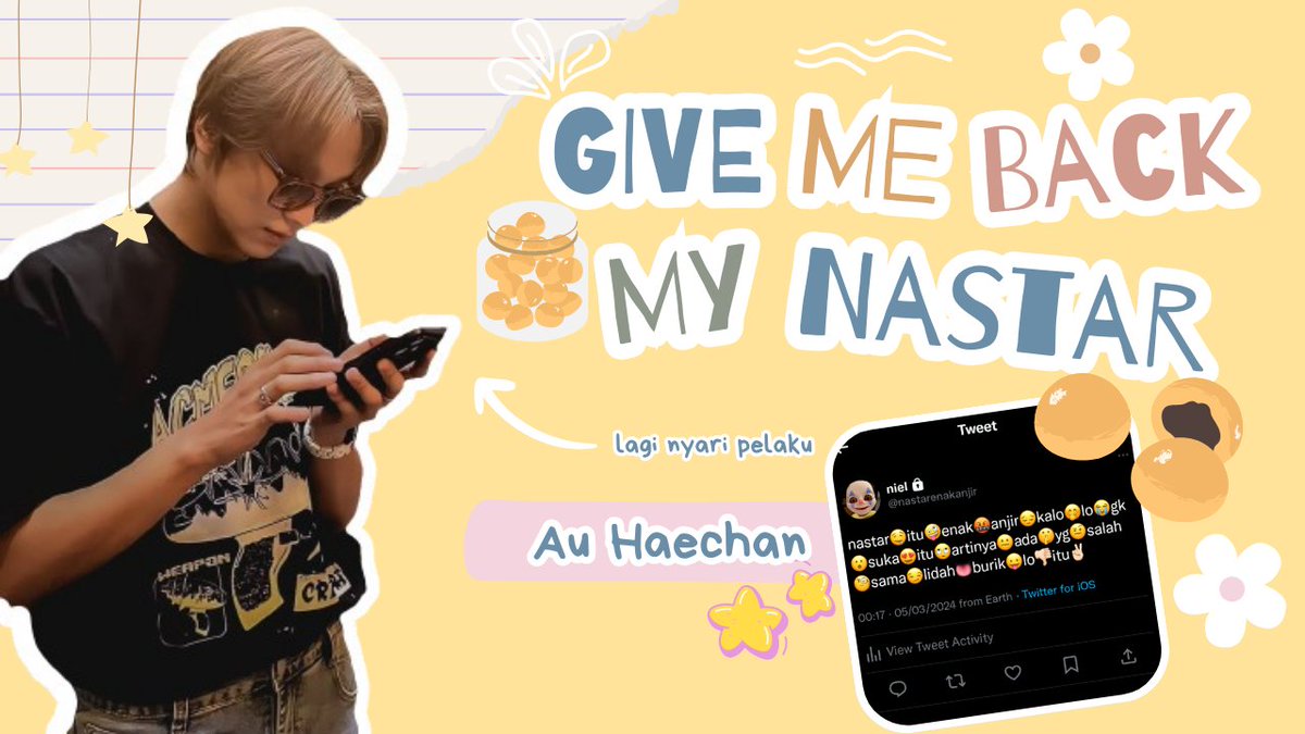 ipreitty's tweet image. 𝐆ive me back my nastar!

𝐀𝐥𝐭𝐞𝐫𝐧𝐚𝐭𝐢𝐯𝐞 𝐮𝐧𝐢𝐯𝐞𝐫𝐬𝐞

 ー haechan local au
by Lucy