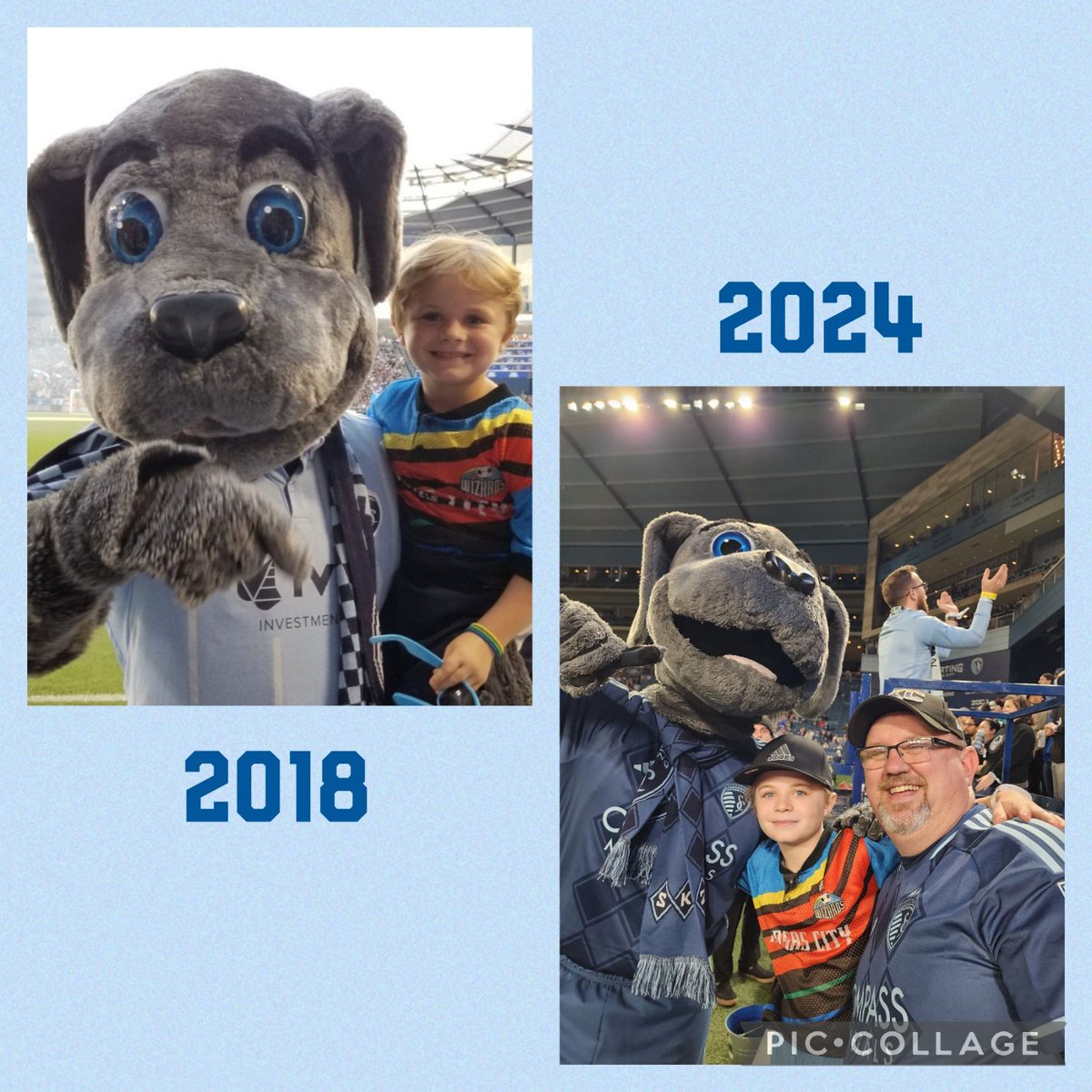 DuckMartin's tweet image. Noone loves #BLUE more than this kid does! #SportingBlueForLife @SportingKC #BlueIsMyDawg