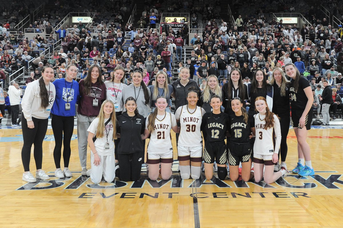 ALL-WDA 
BHS: P Breuer; R Rood; J Berg
Century: E Fridley; Z Austin
Legacy: H Severson; A McPherson.; B Felchle
St. Mary’s: L Gerving; M Messer
Dickinson: S Stevenson
Jamestown: L Trumbauer
Mandan: J Wiest, Sr.; M Johnson; Z Grey Bull
Minot: P Bennett; L Bell M Fricke; E Knutson