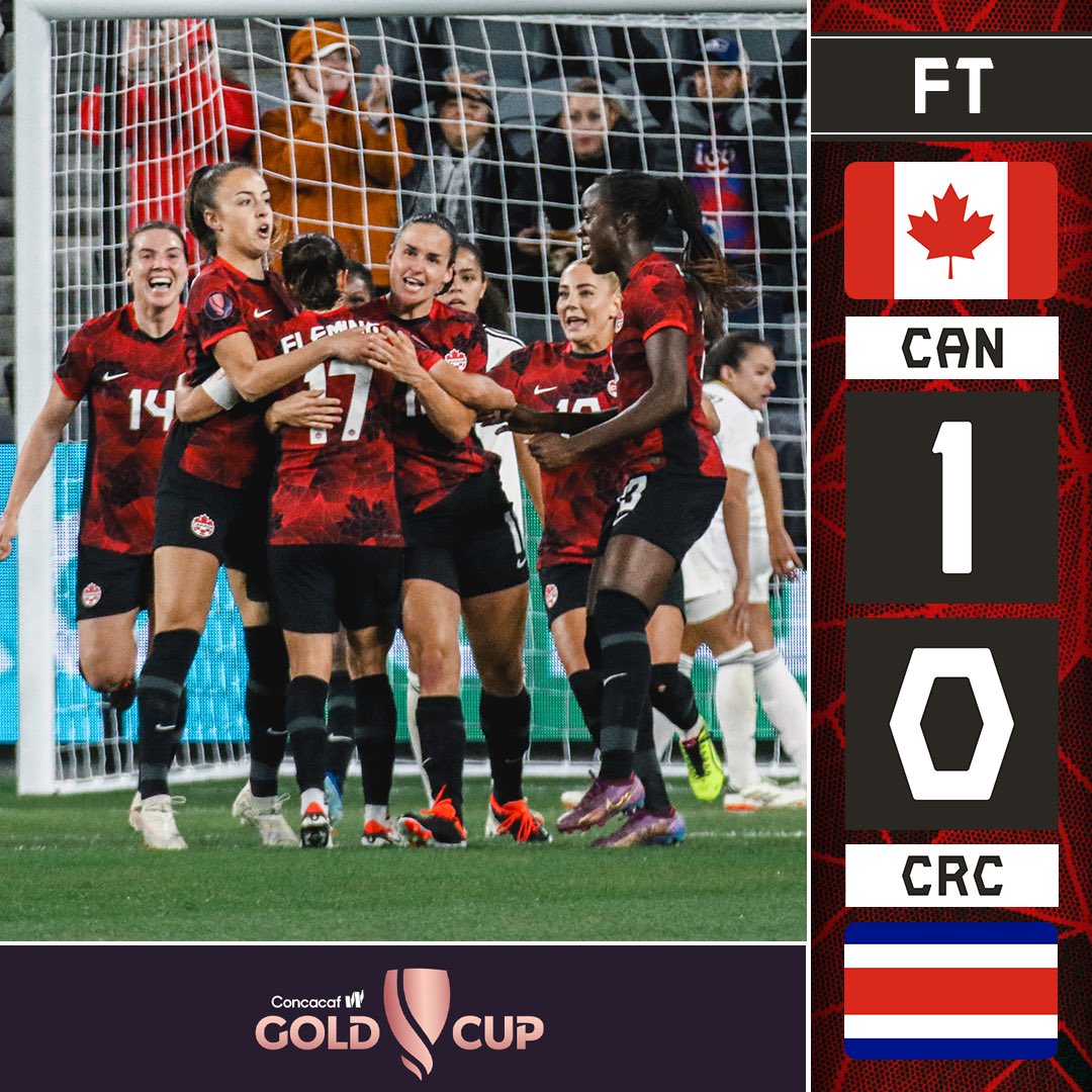WE ADVANCE! See you soon, San Diego.

#CANWNT #WGoldCup