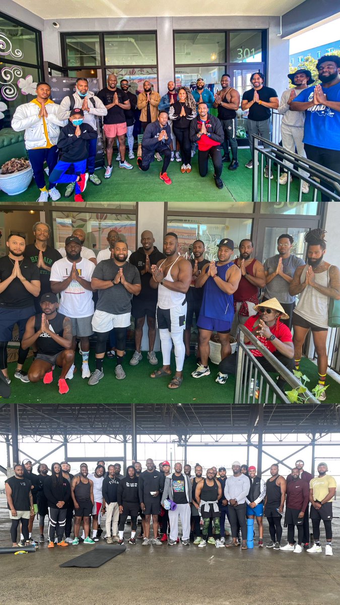 derinlindsey's tweet photo. Year 1
Year 2
Year 3 
#BlackMenYoga today I’m soooo motivated to kick things up a notch!!! We’re about to dominate this community!!! https://t.co/Yl8LXqrcTE