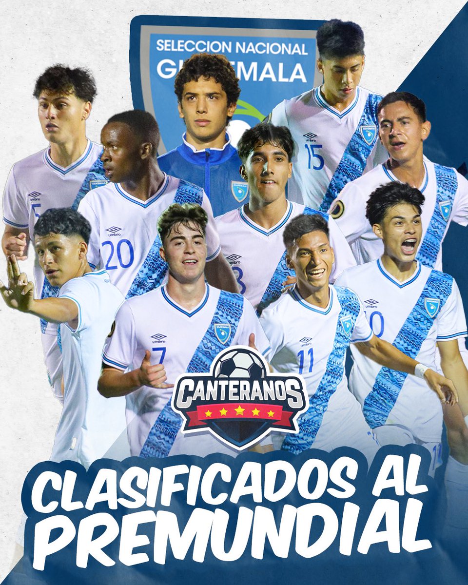 OBJETIVO CUMPLIDO 🇬🇹🤩

Nuestra selección nacional de Guatemala Sub-20 derrotó 1-0 a Curazao y se clasifica al premundial de la categoría que se disputará en Mexico. La sele ganó todos sus partidos en esta fase de grupos. ¡VAMOS POR OTRO MUNDIAL!

#VamosGuate #SeleSub20