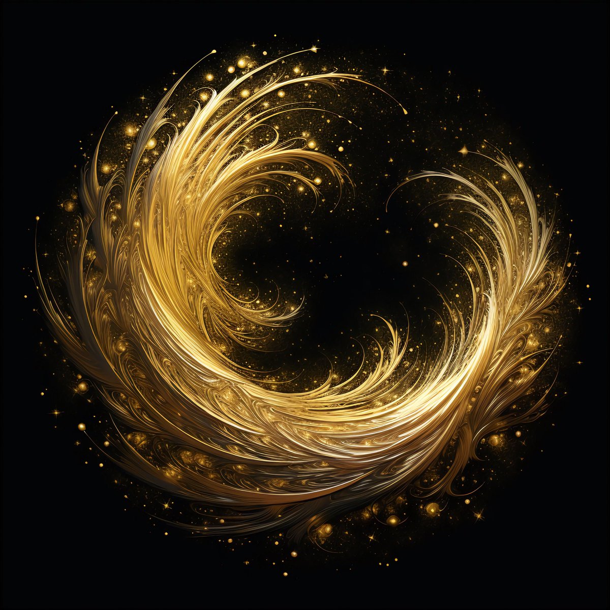 The golden moon
It is like a phoenix
