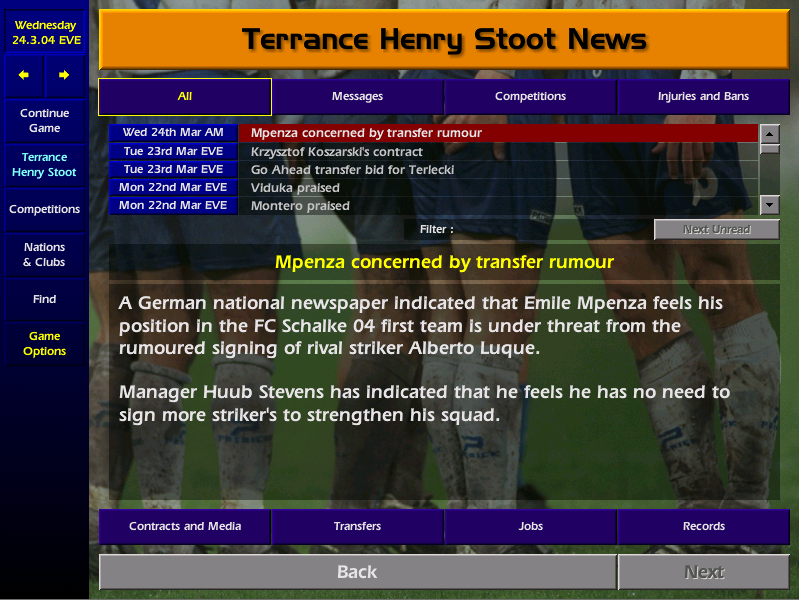 They did everything else about this game marvellously that I can forgive them for not hiring someone that knows the difference between the plural of "striker" and something belonging to a striker.