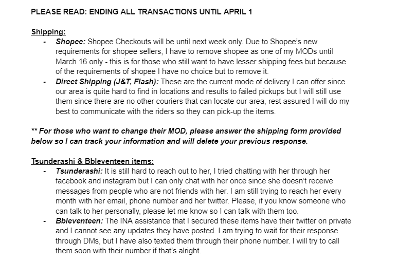 iovqiu's tweet photo. PLEASE READ!

Important links will be posted in the replies, for further more questions please contact or reach out to me through my instagram account: @kzmir777

No response from shipping forms/payment forms = will not ship https://t.co/vkxFyuOJPd