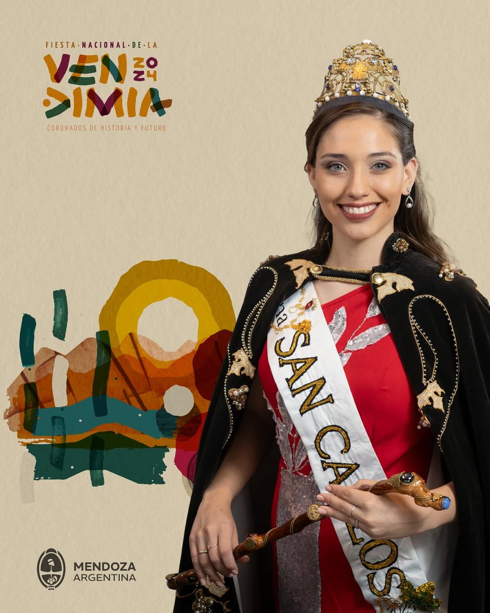 ¡Tenemos Reina y Virreina de la Vendimia 2024! 👑
Agostina Saua Carrión es la nueva Reina Nacional de la Vendimia y Rocío Neila es la Virreina Nacional de la Vendimia

Felicitaciones a ellas, a todas las reinas y a representar el vino mendocino en el mundo 🍷