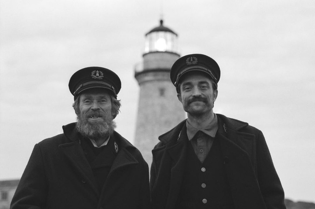 Robert Pattinson and Willem Dafoe on the set of #TheLighthouse 
I miss seeing Rob on a set so much😭😭