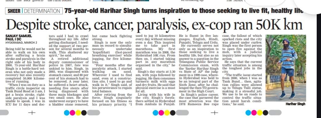 DeccanChronicle's tweet photo. Must Read on the #DeccanChronicle website. #Hyderabad #EXPolice #HariharSingh https://t.co/U0cjQ2KYm8