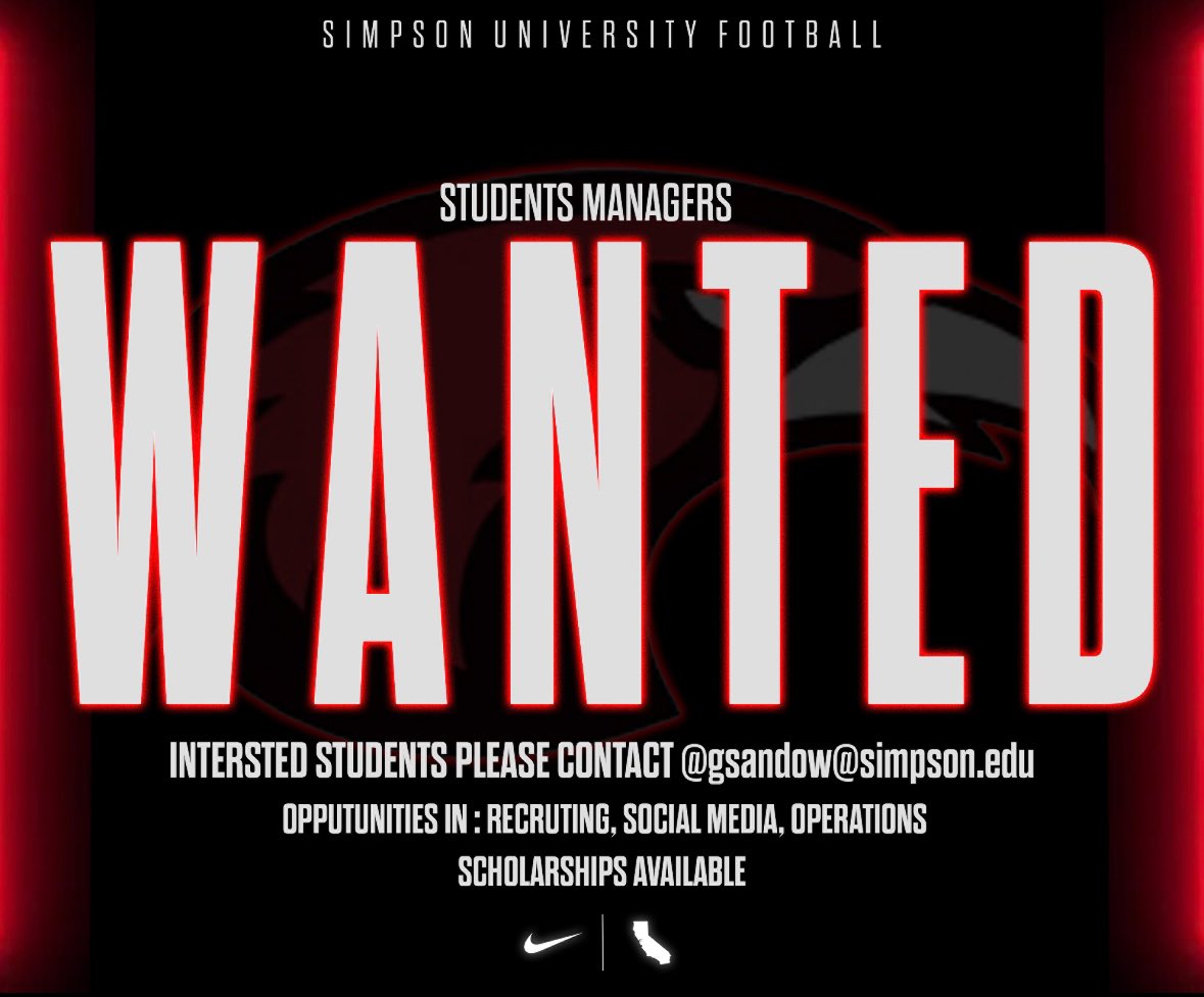 WANTED! STUDENT MANAGERS. SCHOLARSHIPS AVAILABLE! TAP IN!