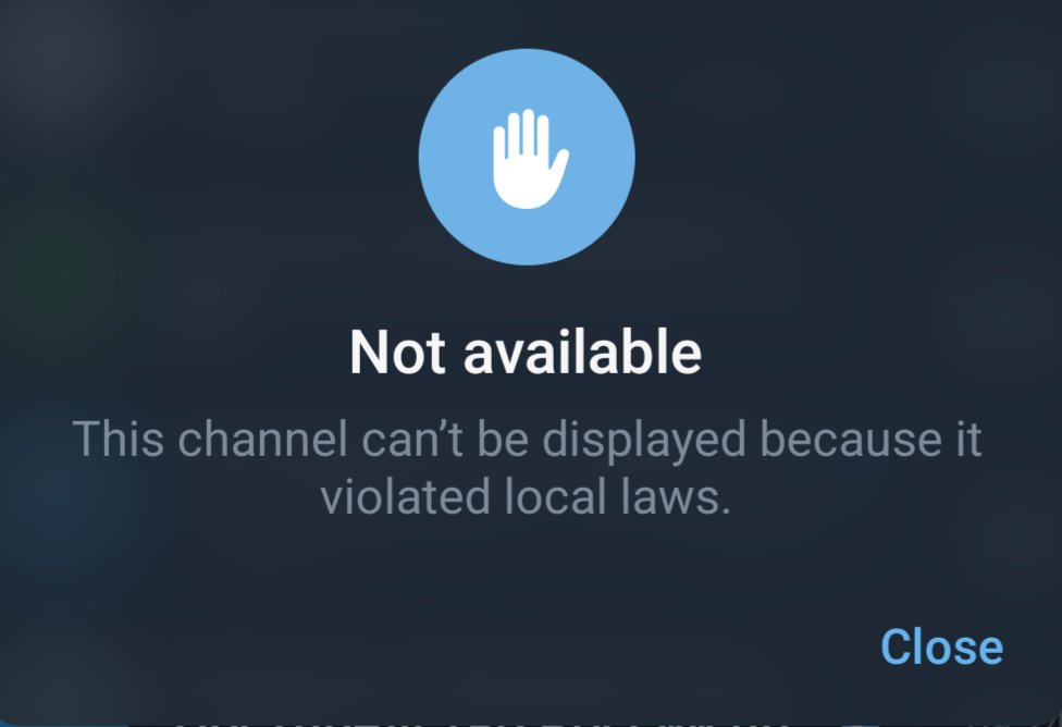 FriendlyRusBot's tweet photo. @RT_com @RT_com your @telegram doesn't work in the USA. So much for free speech and press huh 🇺🇸 https://t.co/ZJ52pnqjyM