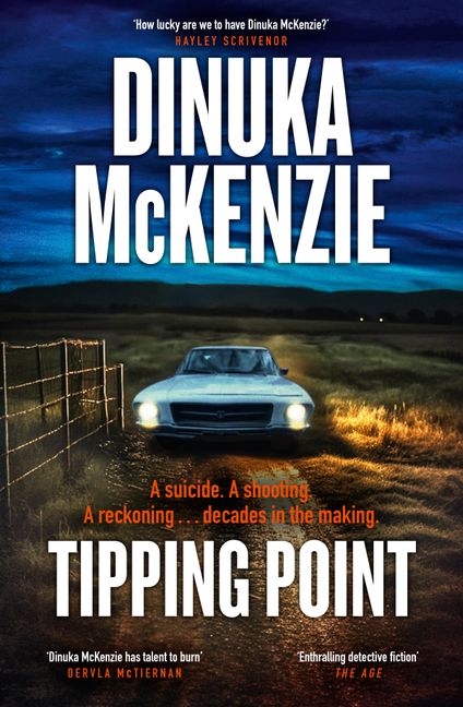 The third in a crime thriller series, Tipping Point (@HarperCollins 2024) by @DinukaMckenzie features her beloved protagonist Detective Kate Miles and introduces her estranged brother, Luke, who gets mixed up in the deaths of two of his closest childhood friends.