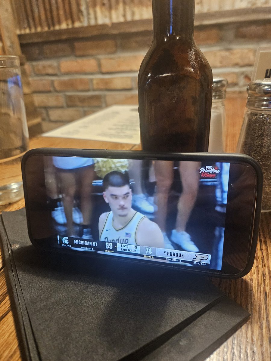 Watching <a href="/BoilerBall/">Purdue Men's Basketball</a> out in Yellowstone, Montana, with <a href="/Jeanieray310/">Jeanie Ray</a>