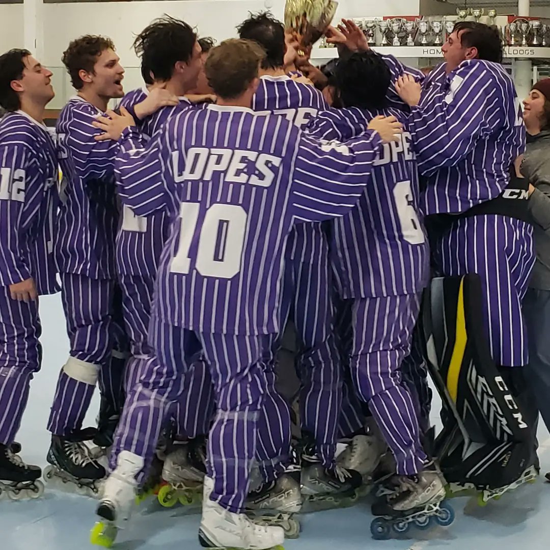 Grand Canyon University is your 2023-2024 WCRHL Division I Champion! The Lopes defeated Arizona State 6-3 and 6-5 in overtime for the 'ship. GCU's Brydon Frisk earned MVP honors with 5 goals and 5 assists on the weekend. 
#CollegeRollerHockey