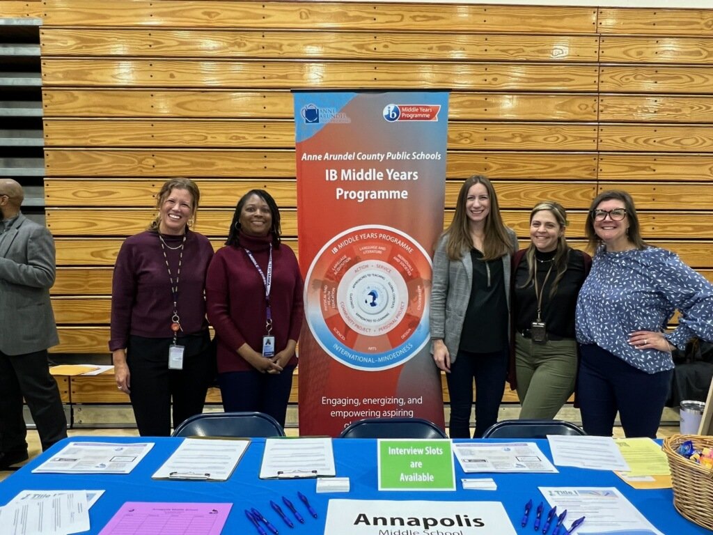 We rocked it at the @AACountySchools job fair! Come join us at Annapolis Middle!