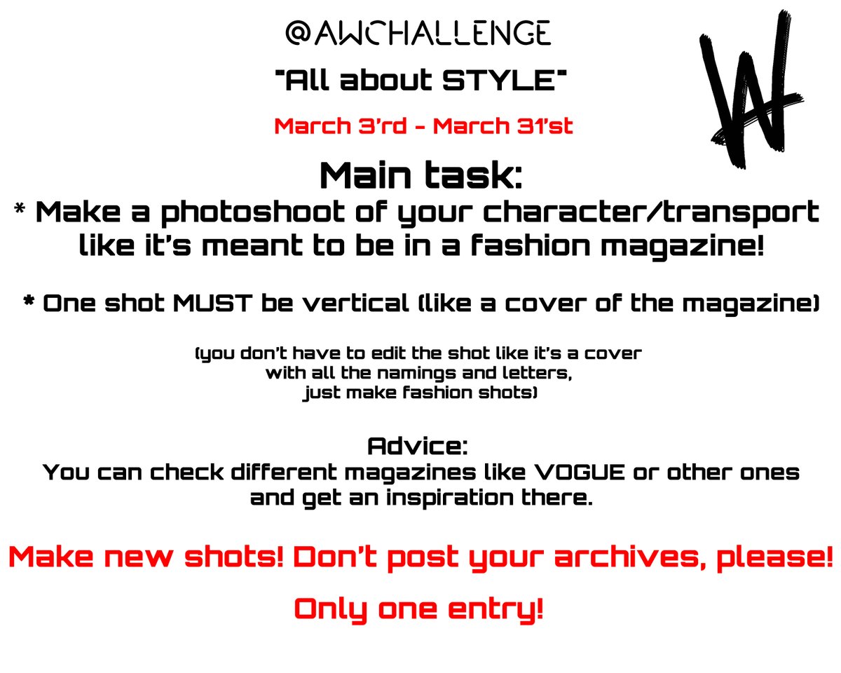MARCH #AWCHALLENGE
1 month
1 entry
'ALL ABOUT STYLE'

Portraits, clothes, cars, bikes - whatever you consider as 'style' can be here!

#Cyberpunk2077 #VirtualPhotography #VP #ArtisticofSociety #LandofVP #PhotoMode #TheCapturedCollective #VPGamers  #weareVisual #VPCONTEXT