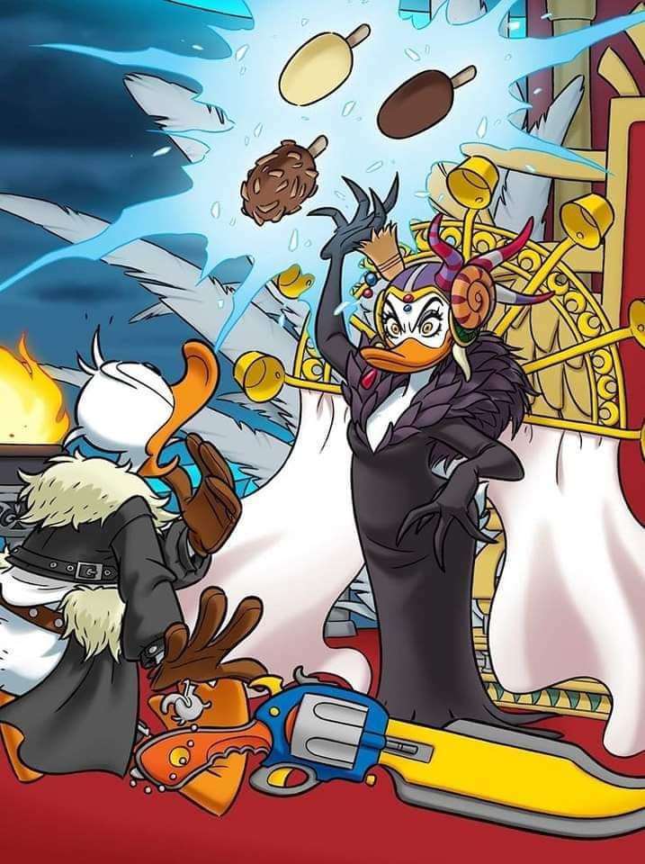 ProyectoSeeD's tweet image. Vaya homenaje de #kingdomheartsIV a #FinalFantasyVIII 😜

A ver si Donald empieza a curar o Z-Flare para todos 🤣🤣🤣🤣