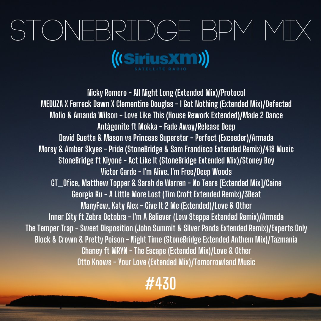 StoneBridge BPM Mix #430 is up mixcloud.com/stonebridge/43… - check it out!