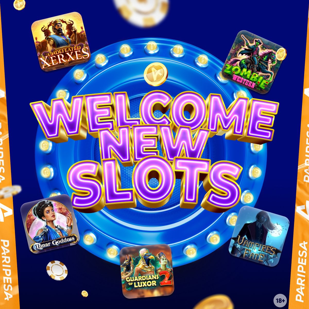 🎰 Catch a selection of adventures in the world of slot machines!

⚔ Guardians of Luxor 2
🌹 Vampire's Fate
⚡ Lunar Goddess
☄ Undefeated Xerxes
👻 Western Zombie

📌 Don't pass by:
👉 m.paripesa.bet/p4r

#bestslots