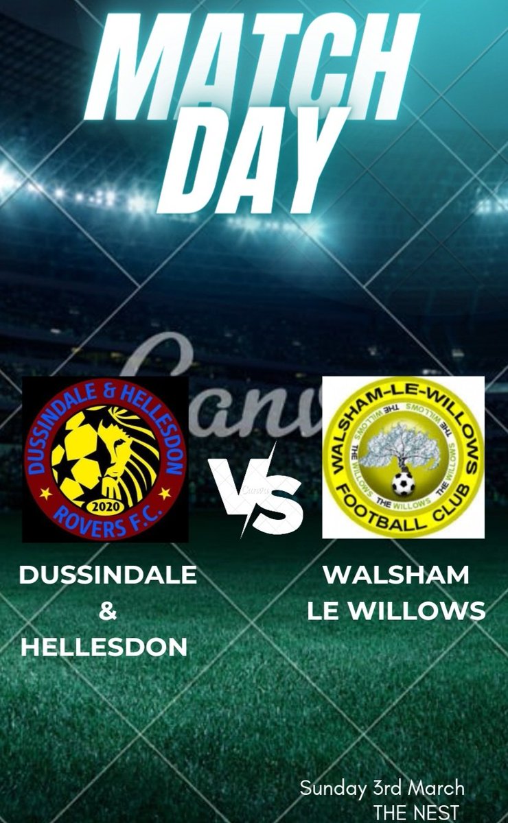 Match Day ✊️ 🆚️ Walsham Le Willows 🏆 @NorfolkCYFL championship 📍 @TheNestCSF 🕥 10.00 am #upthedons 💛⚽️⚽️💛