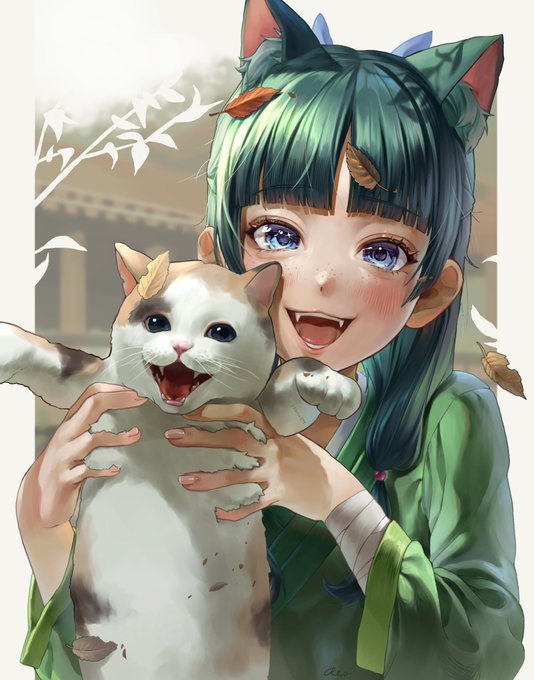 「猫娘 笑い」のTwitter画像/イラスト(人気順)