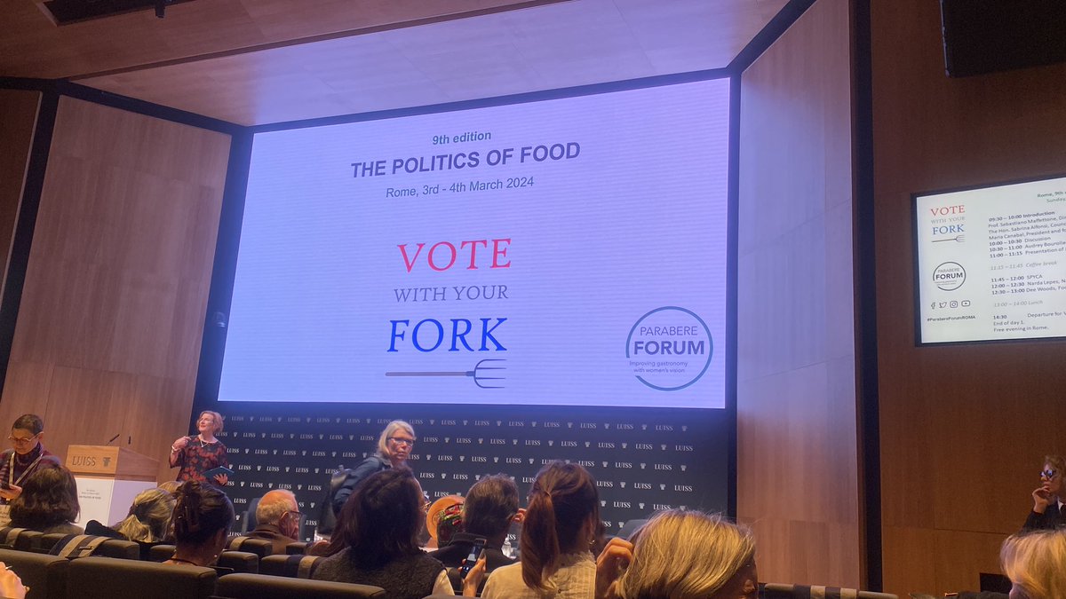 Looking forward to two days @ParabereForum discussing the politics of food #empoweringwomen
