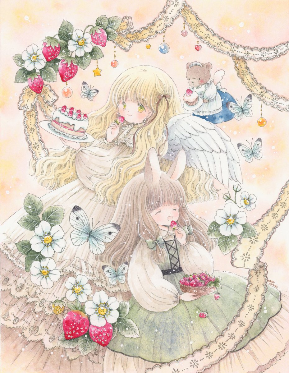 「 #うさぎの日 」|神谷かおり🌸ドローイングモール🌸羽根としっぽ展🌸アリス展🌸コミティアのイラスト