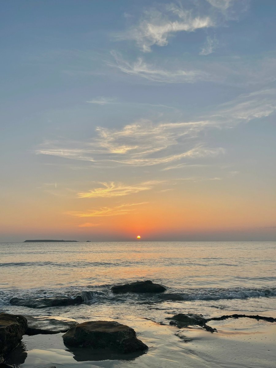 今日の横浜の美しい日没🥰