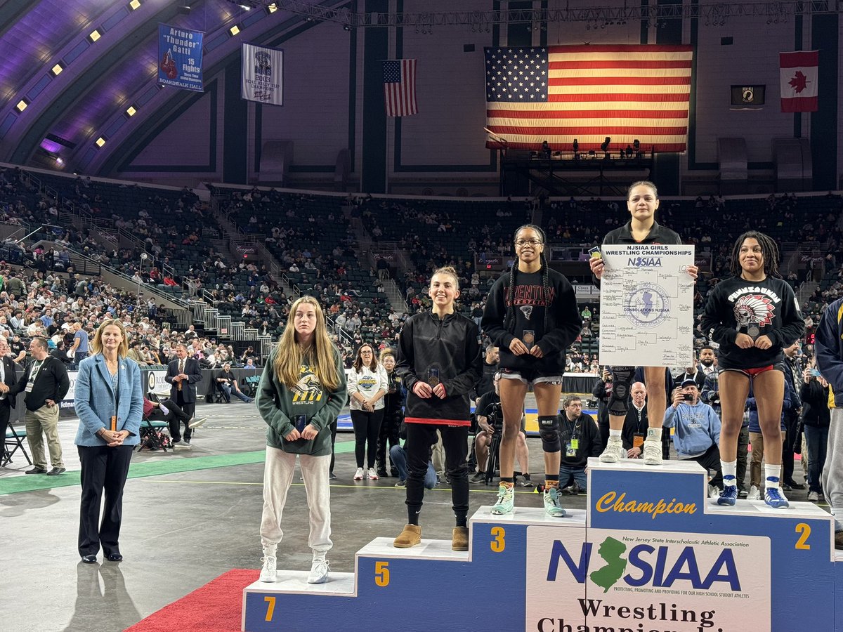 🐎 Congratulations 107 Madelyn Carmichael 7th Place and the 1st Female Wrestler in Montville History to Place in Atlantic City!! We are all so proud of you - Let’s go!!!! ☠️🔥🤼 @MustangsMTHS @MTHSAthBoosters @MTHSStampede @MontvilleTwpSch @GardenStateHSW @bigstatesports