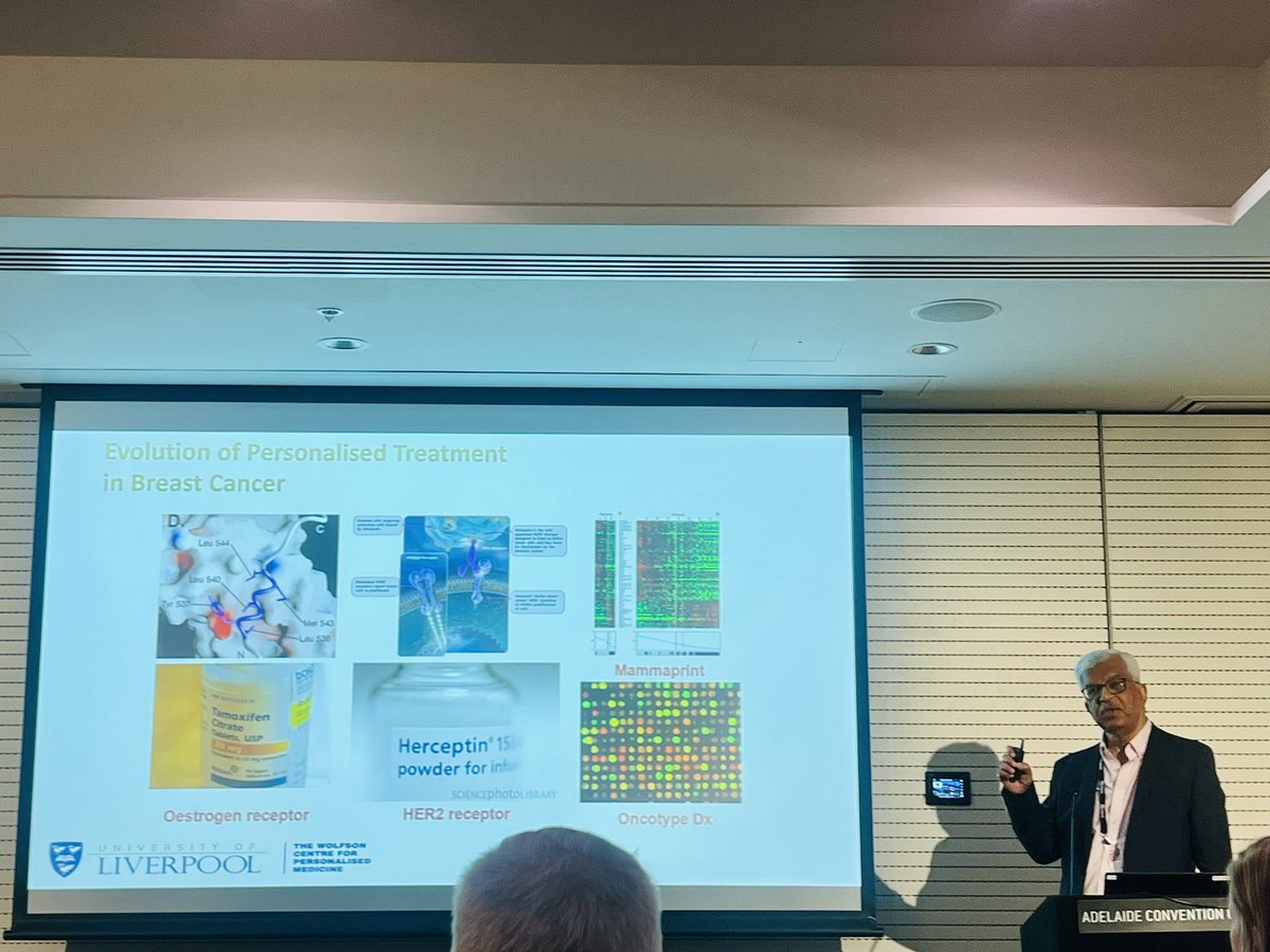 UMCPC_official's tweet image. Can patient genetics 🧬 be used to tailor cancer treatment? @MPUoL presents  pharmacogenomic applications in cancer and how they can be used to personalise treatment regimens @PathologyRCPA #pathupdate2024