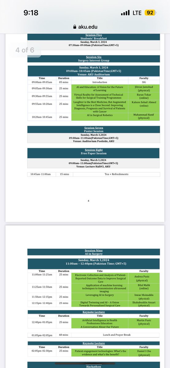 Cool crisp bluebird morning on final day of #9AASC #AKUSurgeryConf in #Karachi w @AKUGlobal @AkuSurgery - great start w @sig_aku student breakfast, posters, & exciting talks ahead. @SaleemIslam @DrFahadUmer @AdilHaiderMD @Dr_JSantamaria @LGutnik @AcademicSurgery @UABSurgery