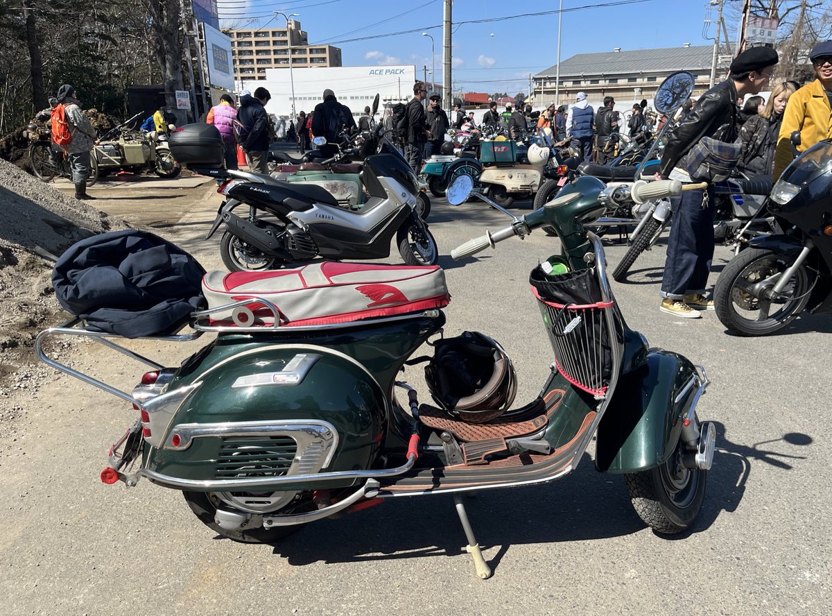 近場のイベントは気楽に行けるので楽しい〜
なんかあってもピックアップに行ける…
#vespa