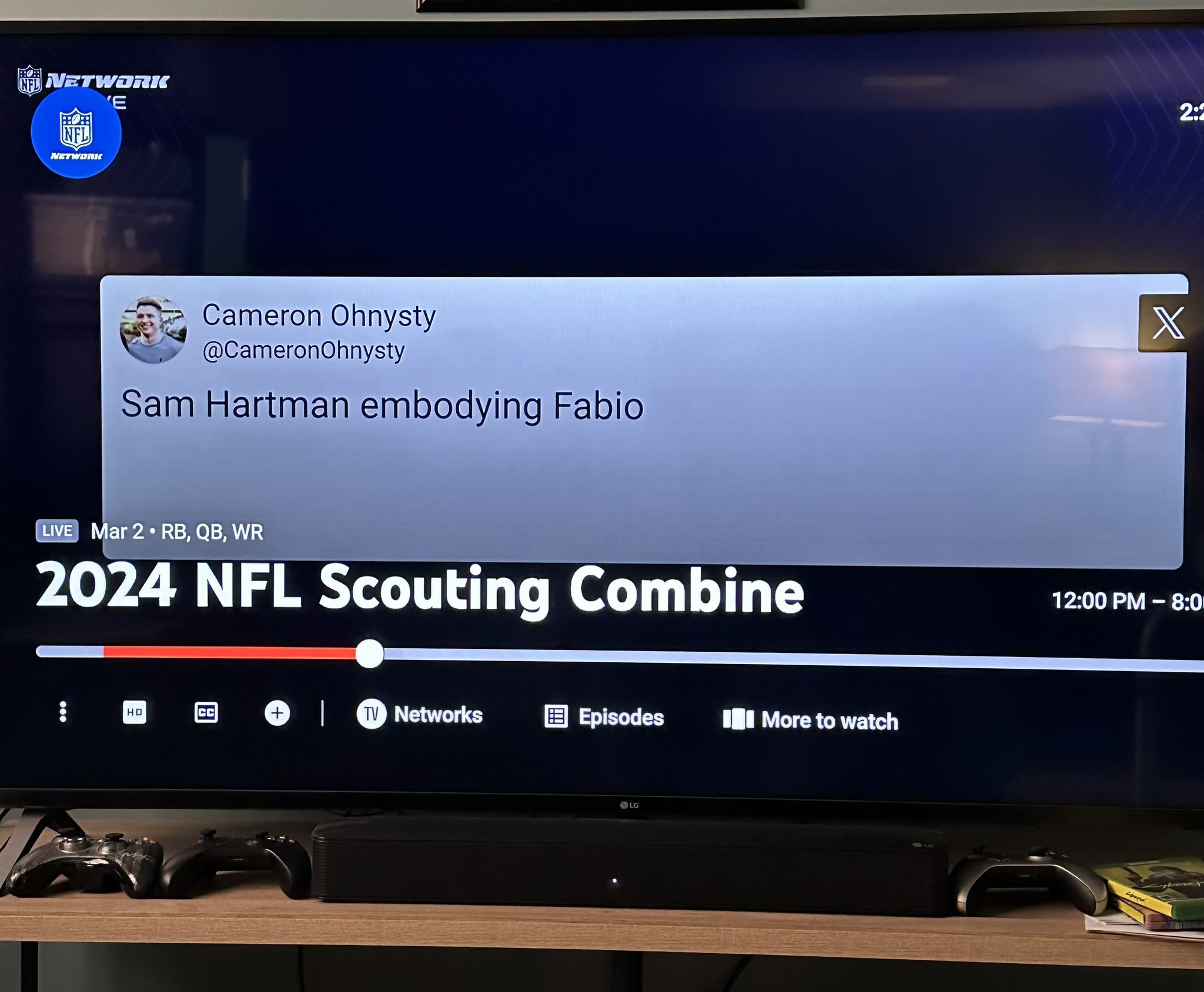 Nfl network deals samsung tv